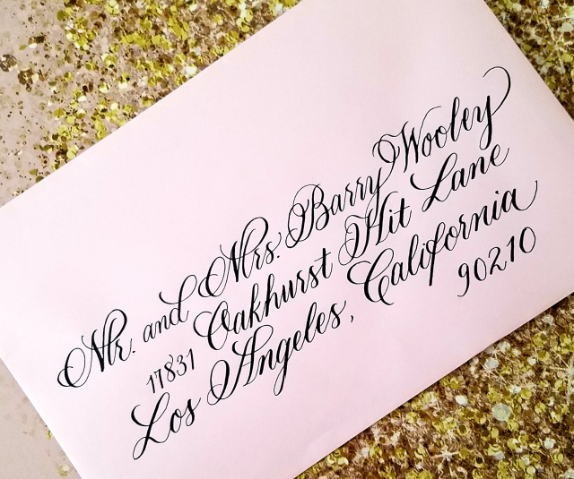 Calligraphe enveloppe Paris / calligraphie enveloppe mariage